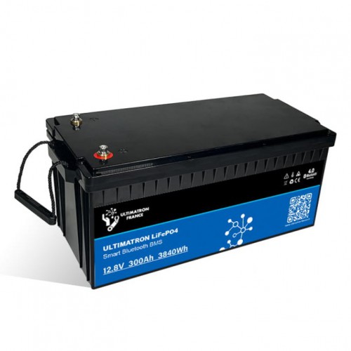 Акумуляторна батарея Ultimatron UBL-12-300-PRO LiFePO4 12.8V 300Ah з підтримкою Bluetooth та інтегрованою BMS