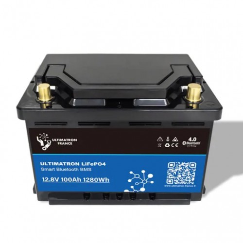Акумуляторна батарея Ultimatron ULS-12-100 LiFePO4 12.8V 100Ah з підтримкою Bluetooth та інтегрованою BMS