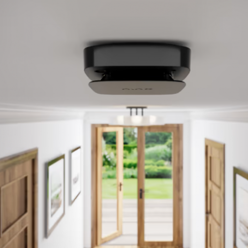 Датчик диму та температури зі змінними батареями Ajax FireProtect 2 (Аякс ФаярПротект 2) RB (Heat/Smoke) Чорний