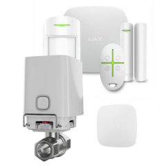 Антипотоп комплект ajax 1" на базе hub 2 Белый для защиты от протечек и наводнений 