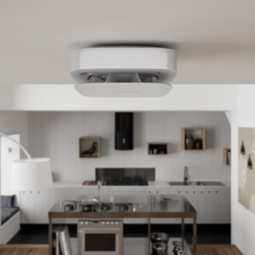 Бездротовий датчик диму, температури та чадного газу Ajax FireProtect 2 (Аякс ФаярПротект 2) RB (Heat/Smoke/CO) Білий