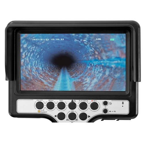 Професійна відеоінспекція для труб з лічильником метрів та записом DVR Patrul YK2330