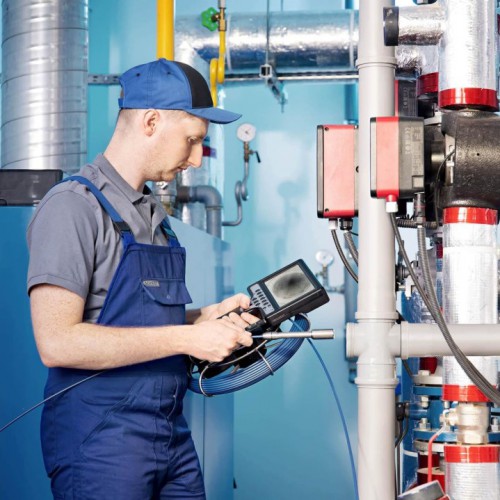 Професійна відеоінспекція для труб з лічильником метрів та записом DVR Patrul YK2330