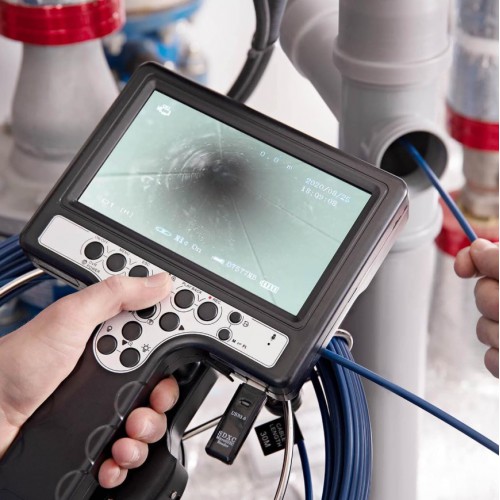 Професійна відеоінспекція для труб з лічильником метрів та записом DVR Patrul YK2330