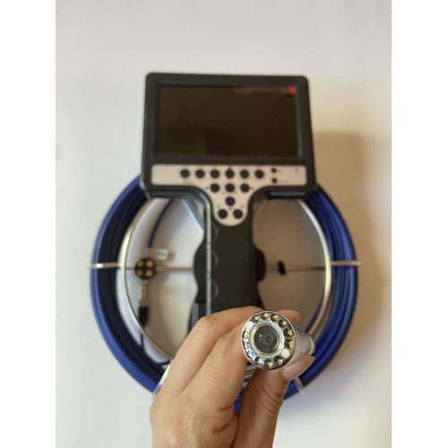 Професійна відеоінспекція для труб з лічильником метрів та записом DVR Patrul YK2330