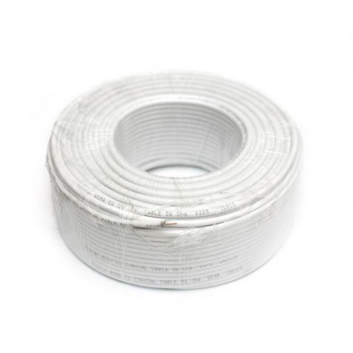 Коаксіальний кабель Dialan RG58U CU 0.80 мм 50 Ом 100м