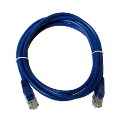 Патчкорд (для внутренней прокладки) 2м utp cat5e blue