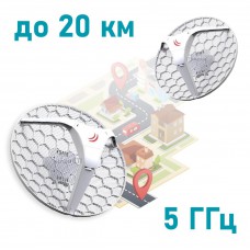 Наружный беспроводной мост 5 ГГц mikrotik mikrotik lhg hp5 (rblhg-5hpnd)