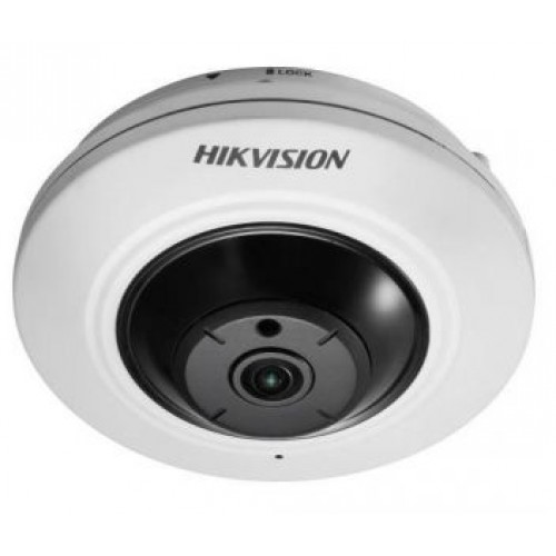 5Мп Fisheye IP видеокамера Hikvision с функциями IVS и детектором лиц Hikvision DS-2CD2955FWD-I (1.05 мм)