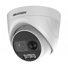 2Мп colorvu turbo hd з pir та сиреной hikvision ds-2ce72dft-pirxof (2.8 мм)