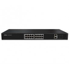 16-портовый управляемый poe коммутатор dahua pfs4018-16p-250