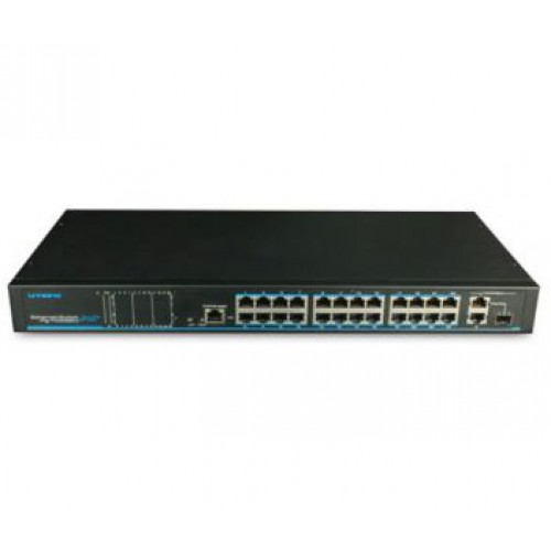 24-портовий POE комутатор UTEPO UTP1-SW24-TP420