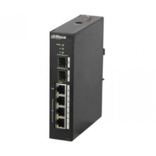 4-портовый управляемый POE коммутатор Dahua DH-PFS4206-4P-120