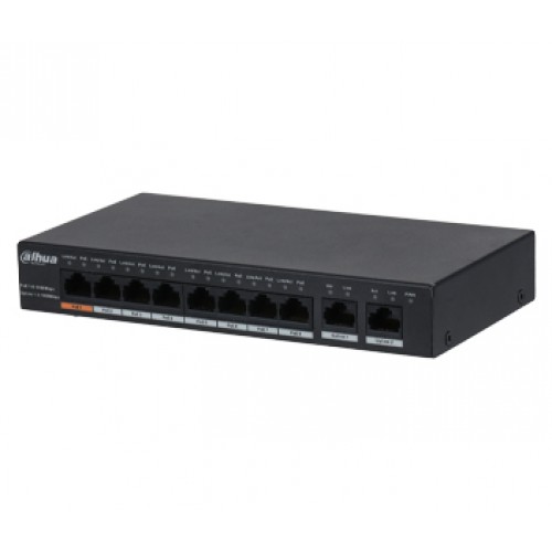 8-портовый коммутатор с 8 РоЕ портами DH-PFS3010-8ET-96