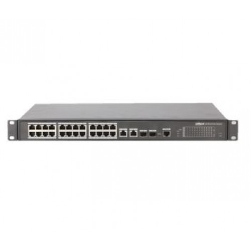 24-портовый управляемый POE коммутатор Dahua PFS4226-24ET-360