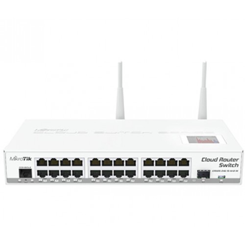 24-портовый управляемый Cloud коммутатор с Wi-Fi MikroTik MikroTik CRS125-24G-1S-2HnD-IN