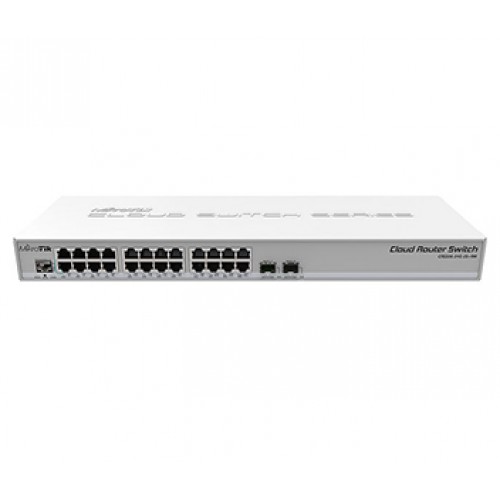 24-портовый управляемый L2 коммутатор MikroTik MikroTik CRS326-24G-2S+RM