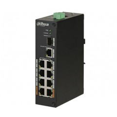 8-портовий некерований poe комутатор dahua dh-pfs3110-8et-96