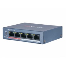 4-портовый poe коммутатор hikvision hikvision ds-3e0105p-e/m(b)