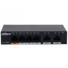 4-портовый РоЕ коммутатор dh-pfs3006-4gt-60