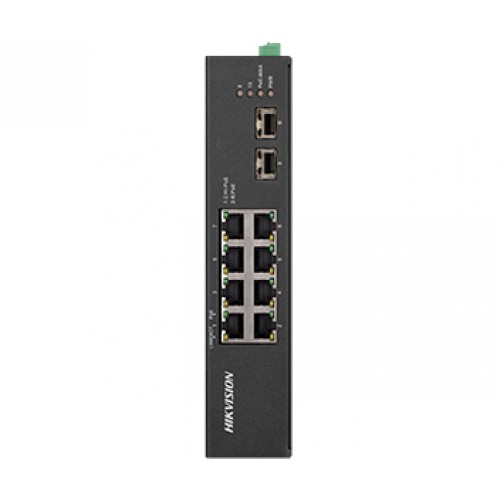 8-портовый неуправляемый POE коммутатор Hikvision Hikvision DS-3T0510HP-E/HS
