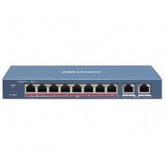 8-портовый неуправляемый poe коммутатор hikvision hikvision ds-3e0310hp-e