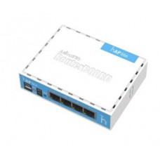 2.4ghz wi-fi точка доступу з 4-портами ethernet для домашнього використання mikrotik mikrotik hap lite (rb941-2nd)
