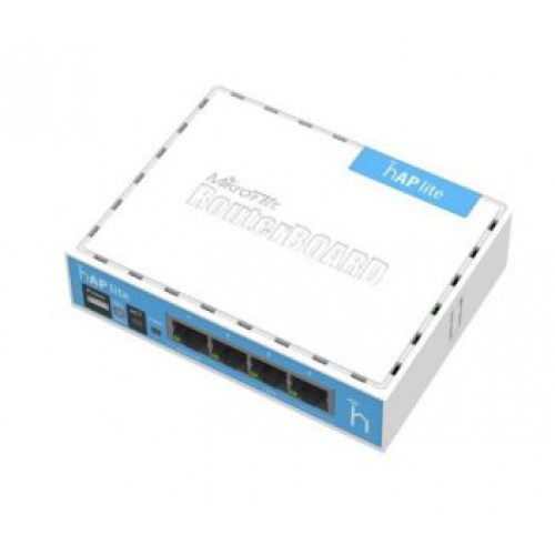 2.4GHz Wi-Fi точка доступу з 4-портами Ethernet для домашнього використання MikroTik MikroTik hAP lite (RB941-2nD)
