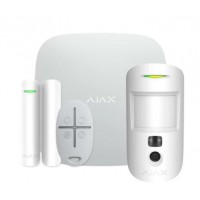 Комплект бездротової сигналізації ajax hubkit 2 white eu 