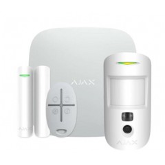 Комплект бездротової сигналізації ajax hubkit 2 white eu 