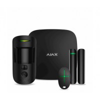Комплект охоронної сигналізації ajax starterkit cam plus (чорний) 