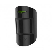 Беспроводной комбинированный датчик движения и разбития стекла ajax combiprotect (black) Аякс