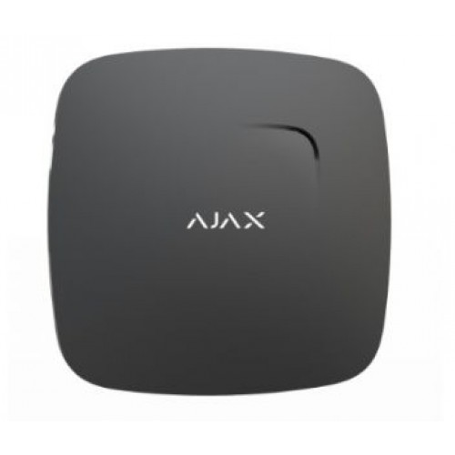 Безпровідний датчик диму з температурним сенсором Ajax FireProtect (black) Аякс