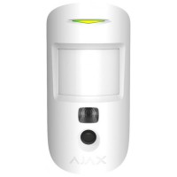 Датчик движения с фотокамерой ajax motioncam white eu