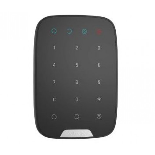 Безпровідна сенсорна клавіатура Ajax KeyPad (black) чорна