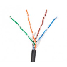 Кабель мідь (для зовнішньої прокладки) бухта 305 м atis 4*2*0.5-cu pe витая пара utp