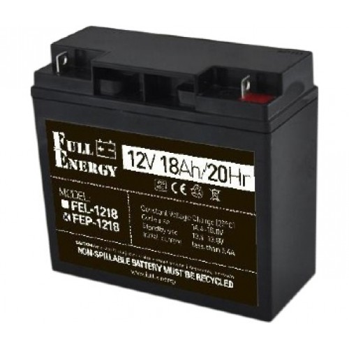 Акумулятор 12В 18 Аг для ДБЖ Full Energy Full Energy FEP-1218