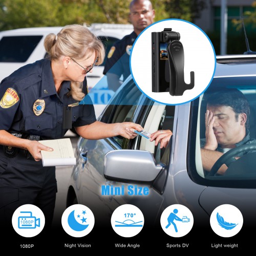 Нагрудна міні боді камера відеореєстратор Patrul S30