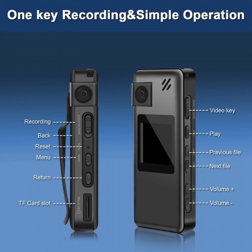 Боді камера (нагрудний відеореєстратор) Full 1080P HD Patrul A32