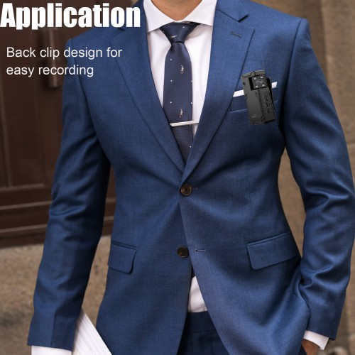 Портативна міні камера (нагрудний відеореєстратор) 1080P HD з підтримкою нічного бачення Patrul A38