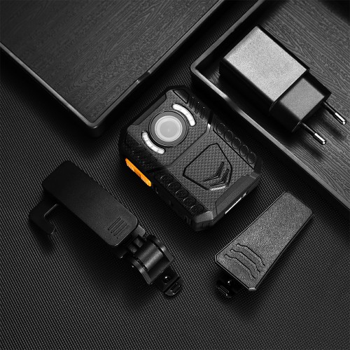 Боди камера (нагрудный видеорегистратор) Patrul (Патруль) C-01 + GPS 128Gb Черная