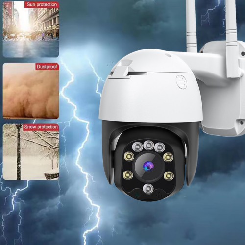 Поворотна 5-мегапіксельна PTZ HD IP-камера з підтримкою Wi-Fi Patrul SD08W