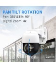 Бездротова автономна PTZ-камера з підтримкою Wi-Fi Patrul D12 + сонячна панель