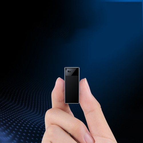 Цифровой портативный мини диктофон Patrul S12 64 Gb Черный