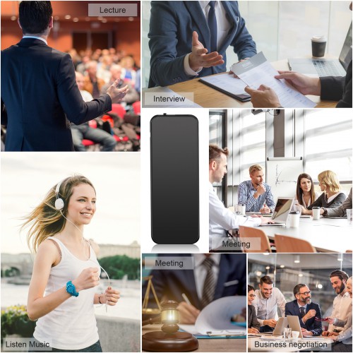 Цифровий міні диктофон 32Gb Patrul (Патруль) R53 Чорний