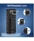 Цифрова міні нагрудна боді камера 180° Patrul (Патруль) K32 Чорна