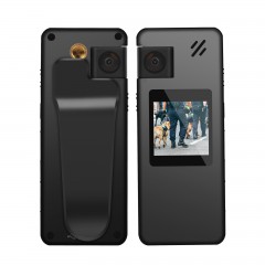 Цифровая мини нагрудная боди камера с поворотной головкой на 180° patrul (Патруль) k32 Черная 