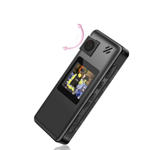 Цифрова міні нагрудна боді камера 180° Patrul (Патруль) K32 Чорна