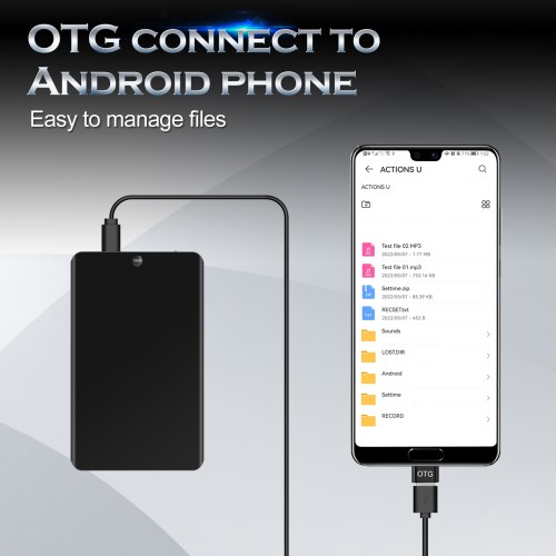 Цифровой мини-диктофон Patrul (Патруль) R66 32 Гб Черный