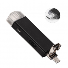 Цифровой мини-диктофон USB-флешка, аккумулятор 110 мАч, до 15 часов записи Patrul 200 16GB